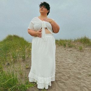 Skirt + crop top set